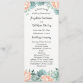 Peony Succulents Foliage Programme de mariage (Devant)