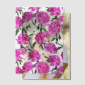 Peony. Vellum Uitnodigingen (Offset (Koppel))