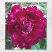 Peony Wijn Etiket (Enkel label)