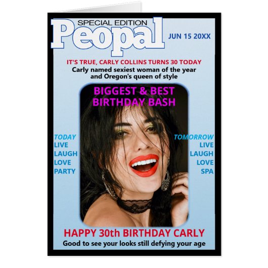 Peopal Mag Parodie-Anniversaire-Télécharger Photo- (Devant)