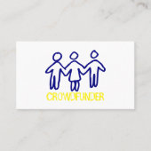 People Design, Crowdfunder, Crowdfunding Visitekaartje (Voorkant)