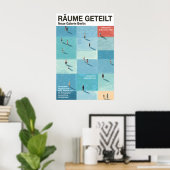 People in Grid Spaces Poster - Modern German (Thuiskantoor)