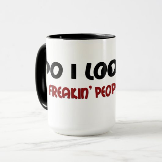 People Person Funny Gezegde Mok (Voorkant links)