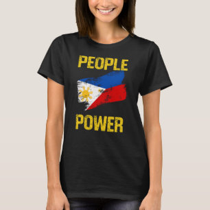 People Power zet Marcos af Protest T-shirt Tegen C