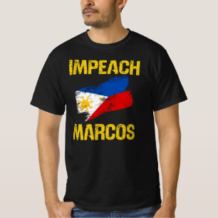 People Power zet Marcos af vanwege corruptie Prote T-shirt