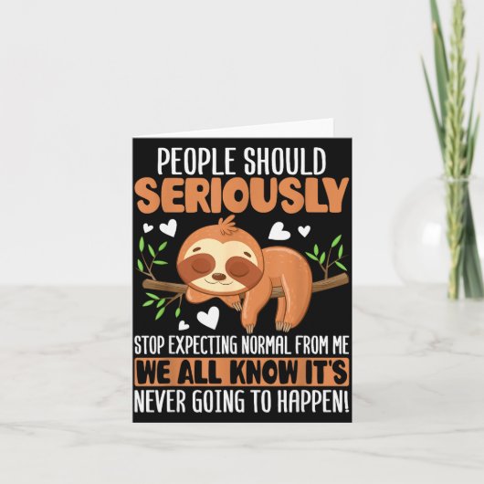 People Should Seriously Stop Expecting Normal From Kaart (Voorkant)