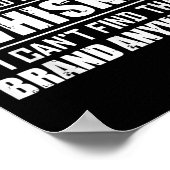 People Tell Me I Should Drink Less Whiskey Can´t F Poster (Hoek)