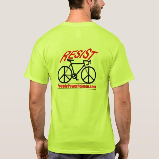 PeoplePowerPeloton ‘RESIST’ T-shirt (Achterkant)