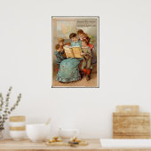 People's Cyclopedia of Universal Knowledge Adverte Poster (Keuken)