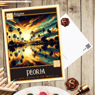 Peoria, Arizona Carte postale ancienne