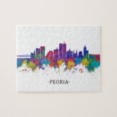 Peoria Illinois Skyline Legpuzzel (Horizontaal)