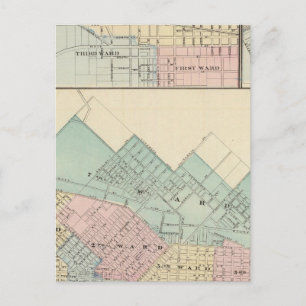 Peoria, Oneida, Knoxville en Dallas Briefkaart