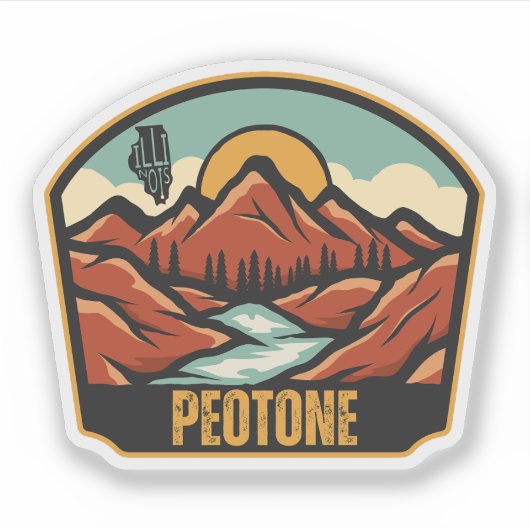 Peotone, Illinois Sticker (Voorkant)