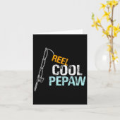 Pepaw Gift van kleindochter kleinzoon Reel Cool P Kaart (Gele Bloem)