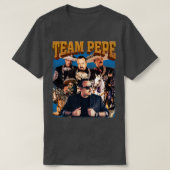 Pepe Aguilar Team Pepe Retro Stijl T-shirt (Design voorkant)