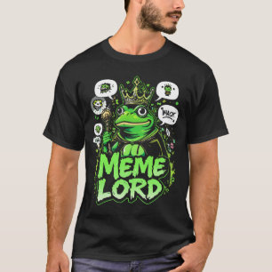 Pepe Meme Lord Mannen T-shirt