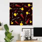 Peper en uien poster (Thuiskantoor)