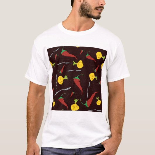 Peper en uien t-shirt (Voorkant)
