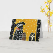 Peper en Vrienden Kaart (Gele Bloem)