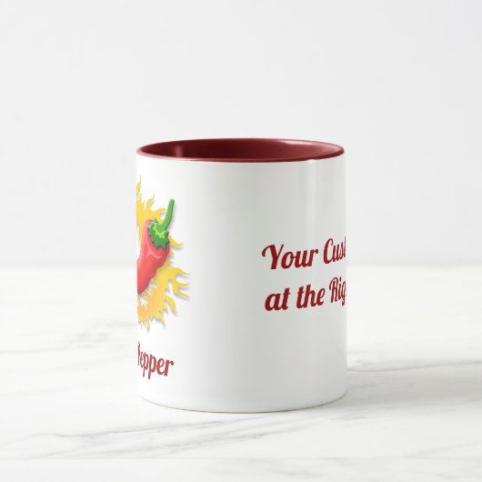 Peper met Mok voor vlamkoffie (Midden)