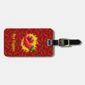 Peper met vlam Bagagelabel (Voorkant horizontaal)