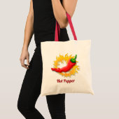 Peper met vlam-Canvas tas (Voorkant (product))