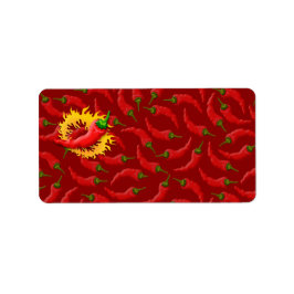 Peper met vlam etiket