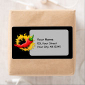 Peper met vlam etiket (Insitu)