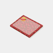 Peper met vlam post-it® notes (Schuin)