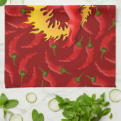 Peper met vlam theedoek (Gevouwen)