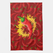 Peper met vlam theedoek (Verticaal)