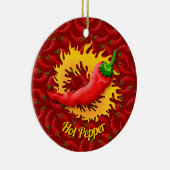 Peper met vlamkeramisch Ornament (Rechts)