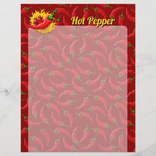 Peper met vlammenwerper flyer (Voorkant)