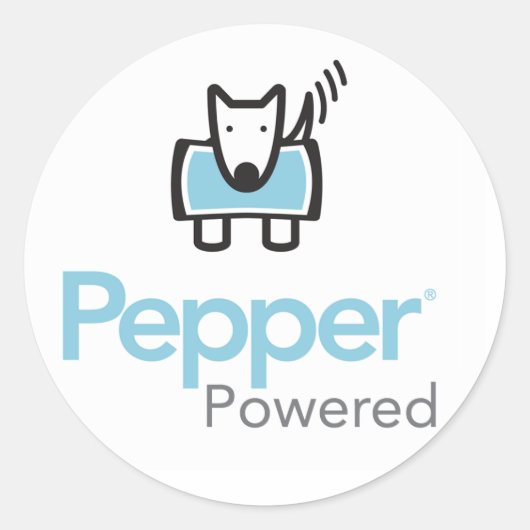 peper ronde sticker (Voorkant)