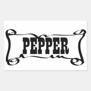 PEPER 'SPICE JAR' STICKER