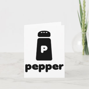 Peper strooier Halloween Eenvoudig Kostuum Kruiden Kaart