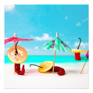 Peper van het Zee Foto Afdruk