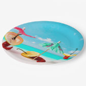 Peper van het Zee Papieren Bordje (Gekanteld)