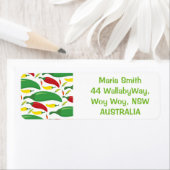 Peper van Spaanse peper Etiket (Insitu)