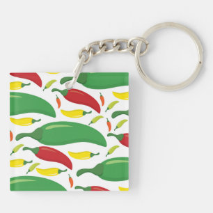 Peper van Spaanse peper Sleutelhanger