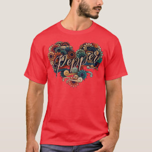 Peper VIGNETTE  KLEUR T-shirt