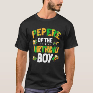 Pepere van de Verjaardag Jongen Bouwer Bad T-shirt