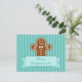 peperknuffels feestdagenkaart (Staand voorkant)