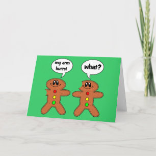 peperkoek man feestdagen kaart