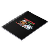 peperkoek-snowboarder notitieboek (Linkerzijde)
