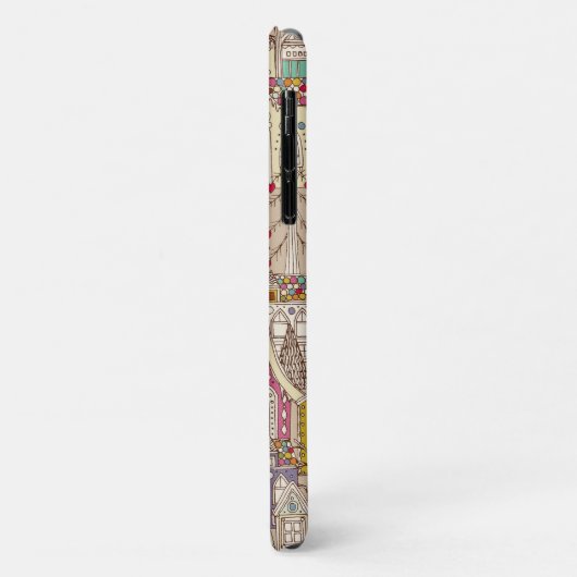peperkoek stad Case-Mate iPhone case (Achterkant/links)