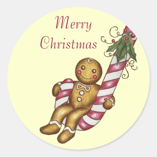 peperkoek Sticker (Voorkant)