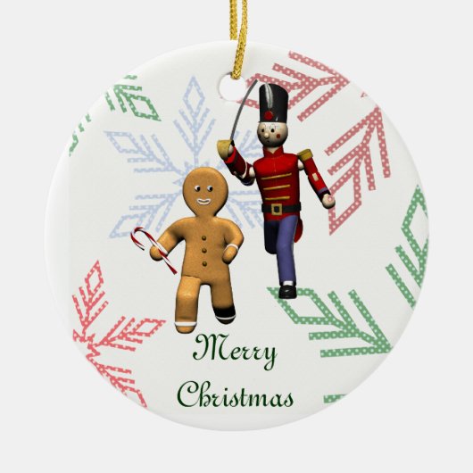 peperkoekdief keramisch ornament (Voorkant)