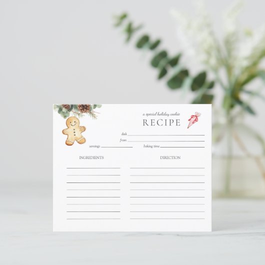  peperkoekkoekje man Holiday Baking (Staand voorkant)