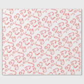 Pepermunt Candy Cane Wrapping papier (Vlak)